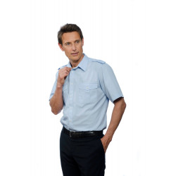 Pilotenhemd hellblau...