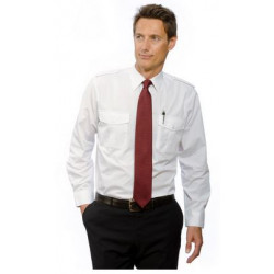 Pilotenhemd weiß langarm...